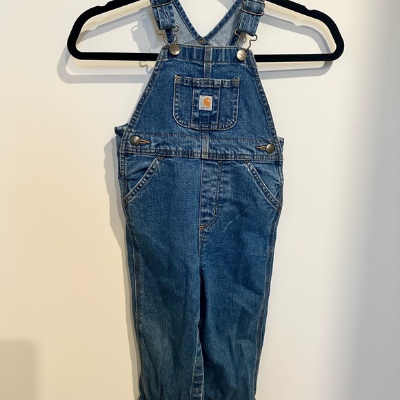 Carhartt Other - Carhartt Classic Blue Denim Overalls - kids 24months